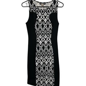 French Atmosphere Black and White Dress, Size M